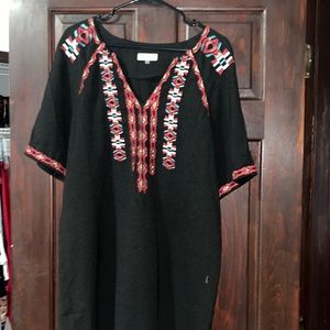 Dress - Dillards (Sugar Lips) Medium - tribal theme embroidery
